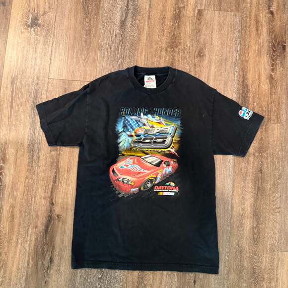 men’s y2k rolling thunder pepsi 400 nascar racing tee - Picture 1 of 5